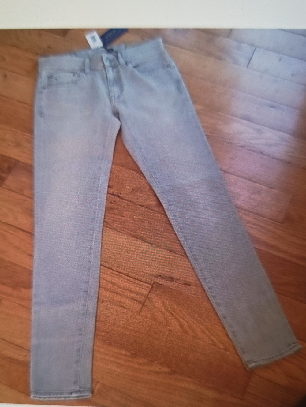 Polo by Ralph Lauren Men's Skinny Jeans in Light Gray